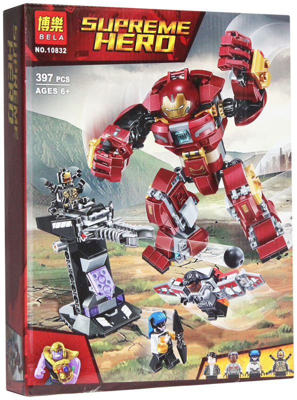 Конструктор Super Heroes «Бой Халкбастера»