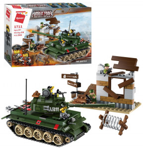 Конструктор Combat Zones «Танковое контрнаступление» Qman