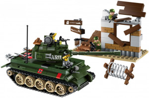 Конструктор Combat Zones «Танковое контрнаступление» Qman