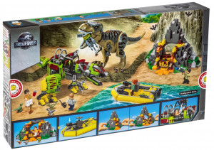 Конструктор Dinosaur World Динозавры Мир Юрского периода «Бой тираннозавра и робота-динозавра» Lari 11337