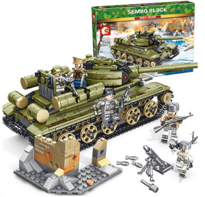 Конструктор Sembo Block «Советский танк Т-34»