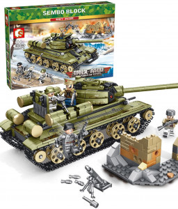 Конструктор Sembo Block «Советский танк Т-34»