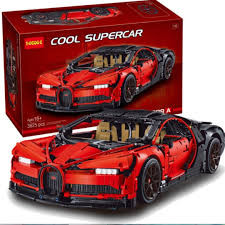 Конструктор Lepin 20086B Bugatti Chiron красный