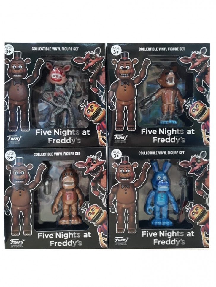 Набор 10 фигурок 5 ночей Фредди в коробках