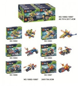 Набор 6 конструкторов Nexo Knights Нексо Найтс «Транспорт»