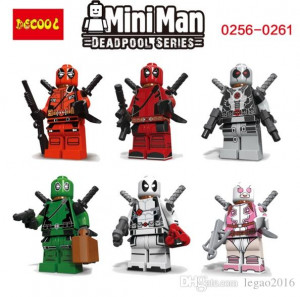 Набор 6 минифигурок Mini Man Дедпул