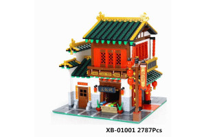 Конструктор XINGBAO MOC «Китайский магазин шёлка»