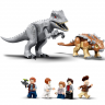 Конструктор Dinosaur World Динозавры Мир Юрского периода Индоминус-рекс против анкилозавра