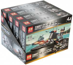 Набор 4 мини-конструкторв Swat Police ZB5525
