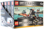 Набор 4 мини-конструкторв Swat Police ZB5525