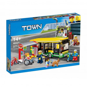 Конструктор Сити Cities «Автобусная остановка» (40021)