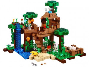 Конструктор Майнкрафт My World Minecraft «Домик в джунглях на дереве»