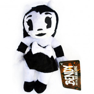 Мягкая игрушка Алиса Бенди и чернильная машин плюшевая, 18 см