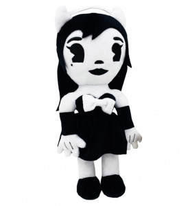 Мягкая игрушка Алиса Бенди и чернильная машин плюшевая, 18 см