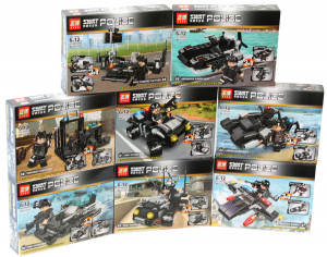 Набор 8 мини-конструкторов Swat Police ZB5526