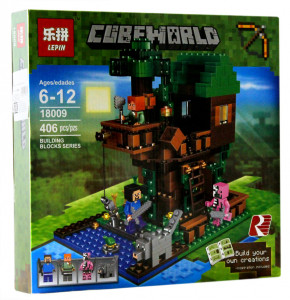 Конструктор Майнкрафт «Домик у реки»