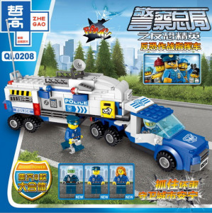 Конструктор Сити Cities «Полицейский грузовик»
