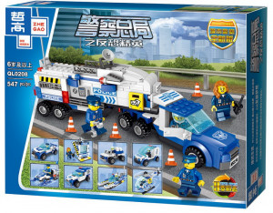 Конструктор Сити Cities «Полицейский грузовик»