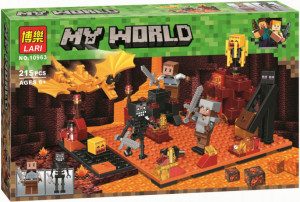 Конструктор Майнкрафт My World Minecraft «Нападение на шахтеров»