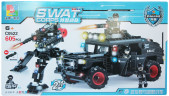 Конструктор Swat Corps Полиция «Хаммер-внедорожник и робот-защитник»