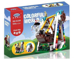 Конструктор «Парк Развлечений: Пиратская Лодка»