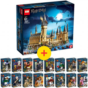 Конструктор Magic World Гарри Поттер «Большой замок Хогвартс» + 16 минифигурок