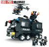 Конструктор Swat Corps Полиция «Команда быстрого реагирования: фургон и вертолёт»