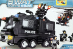 Конструктор Swat Corps Полиция «Команда быстрого реагирования: фургон и вертолёт»