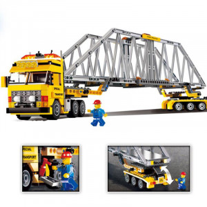 Конструктор Сити Cities «Тяжёлый тягач»