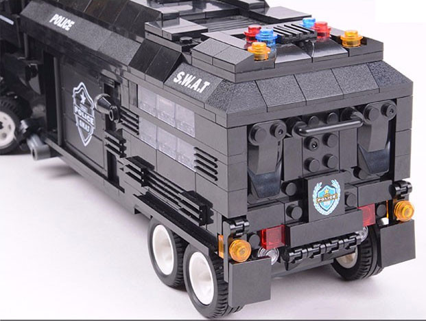 Конструктор Swat Corp Полиция «Грузовик спецназа и турбомобили»