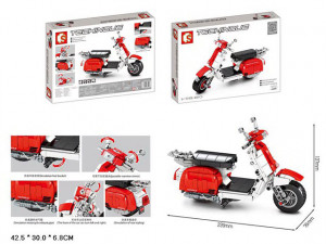 Конструктор Sembo Block "Скутер"