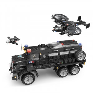 Конструктор Swat Corps Полиция «Спецназ: бронемашина и коптер-вертолёт»