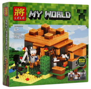 Конструктор Minecraft My World Майнкрафт «Конюшня»