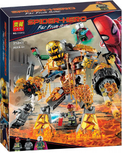 Конструктор Spider-hero «Битва с расплавленным человеком»