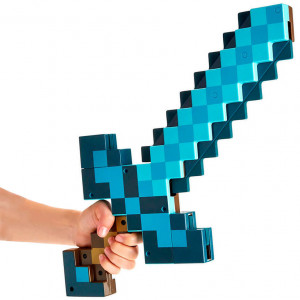 Алмазная кирка-меч трансформер Minecraft