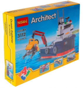 Конструктор Креатор Architect 4 в 1 «Корабль»