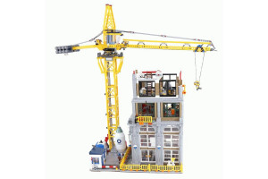 Конструктор Креатор «MOC Строительная площадка с краном»