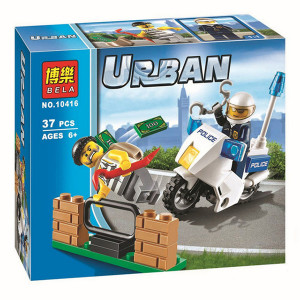 Конструктор Сити Urban «Погоня на мотоцикле»
