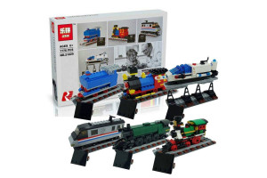 Конструктор LEPIN Train Series Юбилейные поезда: 50 лет в пути