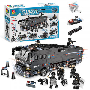 Конструктор Swat Corps Полиция «Полицейский автобус»