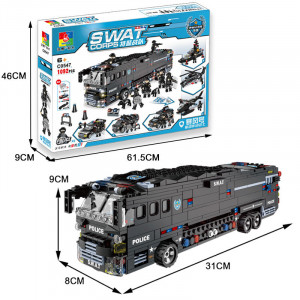Конструктор Swat Corps Полиция «Полицейский автобус»
