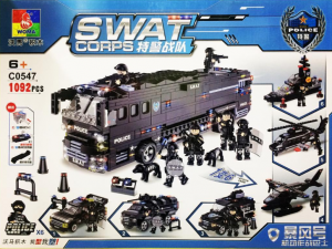 Конструктор Swat Corps Полиция «Полицейский автобус»