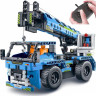 Конструктор на радиоуправление QIHUI 8024 Бетономешалка/автокран 2 в 1, 400 деталей