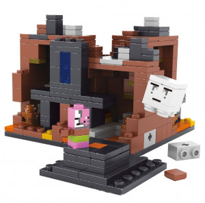 Конструктор Майнкрафт Micro World «Нижний мир»