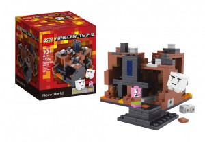 Конструктор Майнкрафт Micro World «Нижний мир»