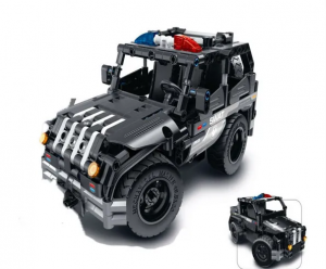 Конструктор на радиоуправление QIHUI 8026 Джип полиция 2в1, 355 деталей