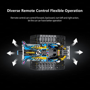 Конструктор MoULD KING «Спортивный вездеход» с дистанционным управлением (приложение iOS, Android)