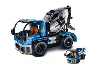 Конструктор на радиоуправление QIHUI 8023 Бетономешалка/самосвал 2 в 1, 394 детали