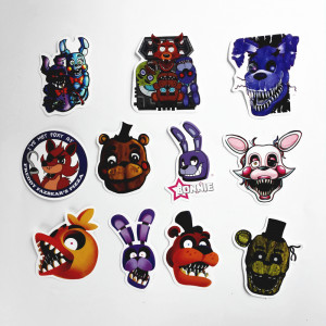 Набор 11 наклеек «Пять ночей с Фредди»