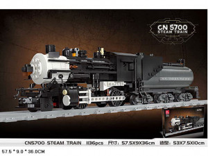 Конструктор Паровоз Southern Pacific 1136 деталей